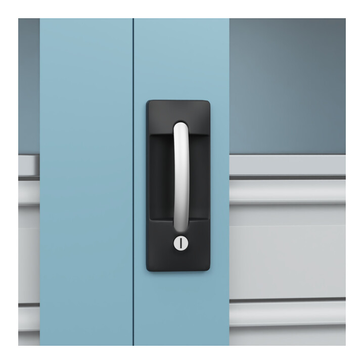 C+P Armoire à charge lourde Acurado Pro avec tiroirs 1950 × 1000 × 500 mm