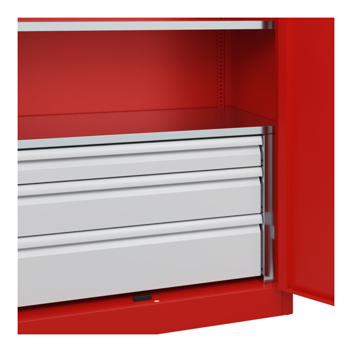 C+P Armoire à charges lourdes Acurado Pro 1950 x 1000 x 500 mm 3020/3020