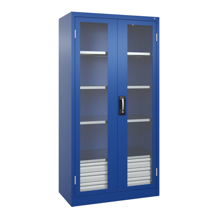 C+P Armoire à charges lourdes Acurado Pro 1950 × 1000 × 500 mm 5010/5010
