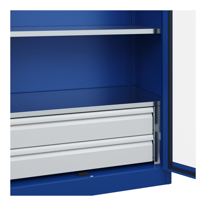 C+P Armoire à charges lourdes Acurado Pro 1950 × 1000 × 500 mm 5010/5010