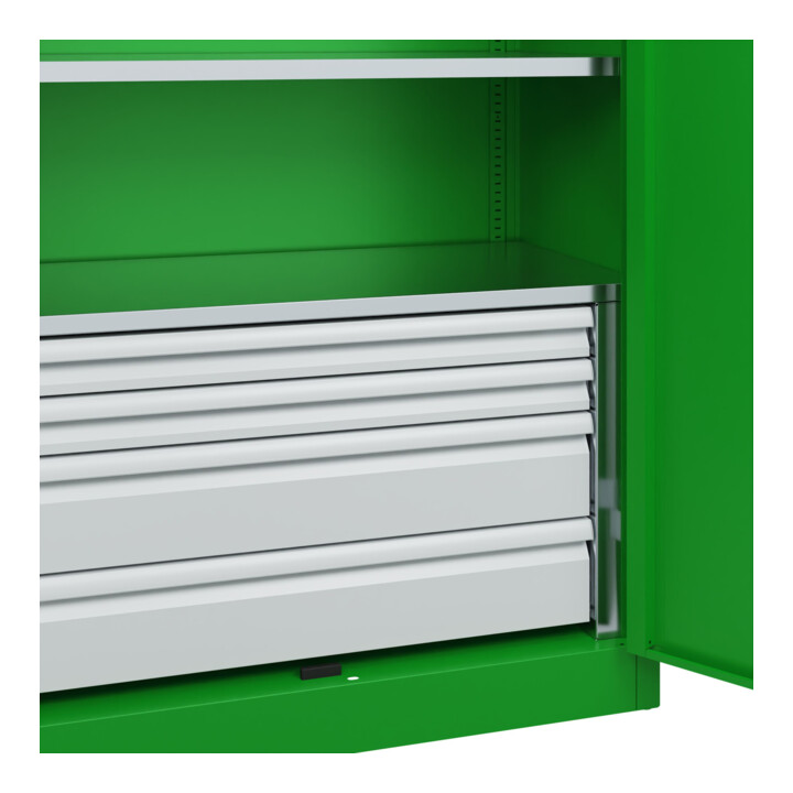 C+P Armoire à charges lourdes Acurado Pro 1950 x 1000 x 500 mm 6037/6037