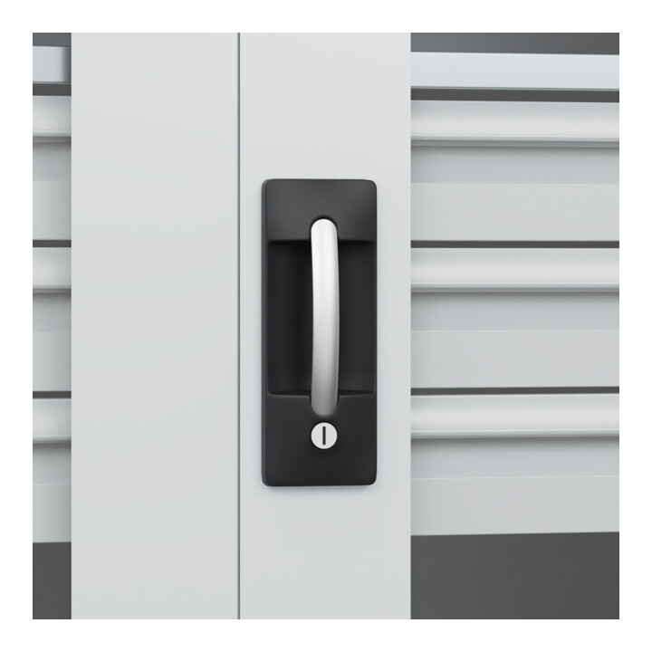 C+P Armoire à charges lourdes Acurado Pro 1950 x 1000 x 500 mm 7016/7035