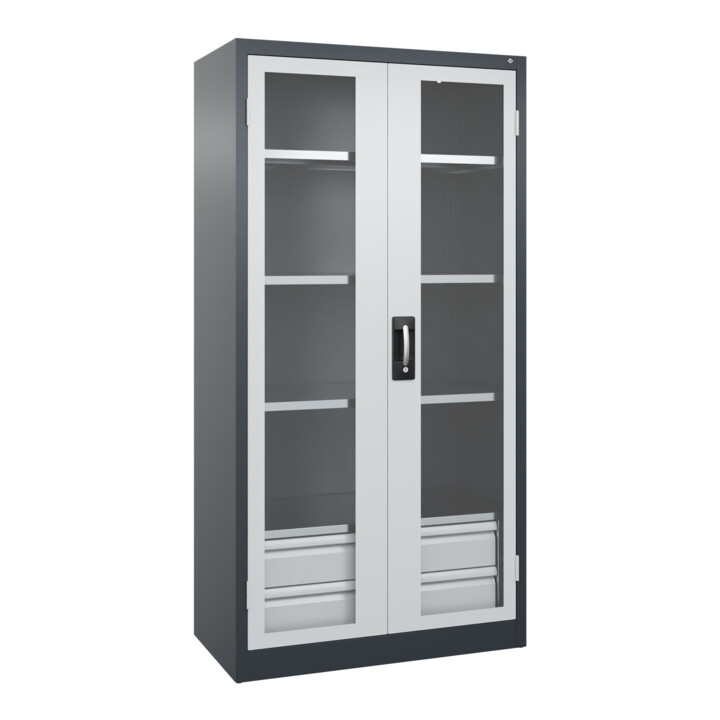 C+P Armoire à charges lourdes Acurado Pro 1950 x 1000 x 500 mm 7016/7035