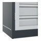 C+P Armoire à charges lourdes Acurado Pro 1950 x 1000 x 500 mm 7016/7035