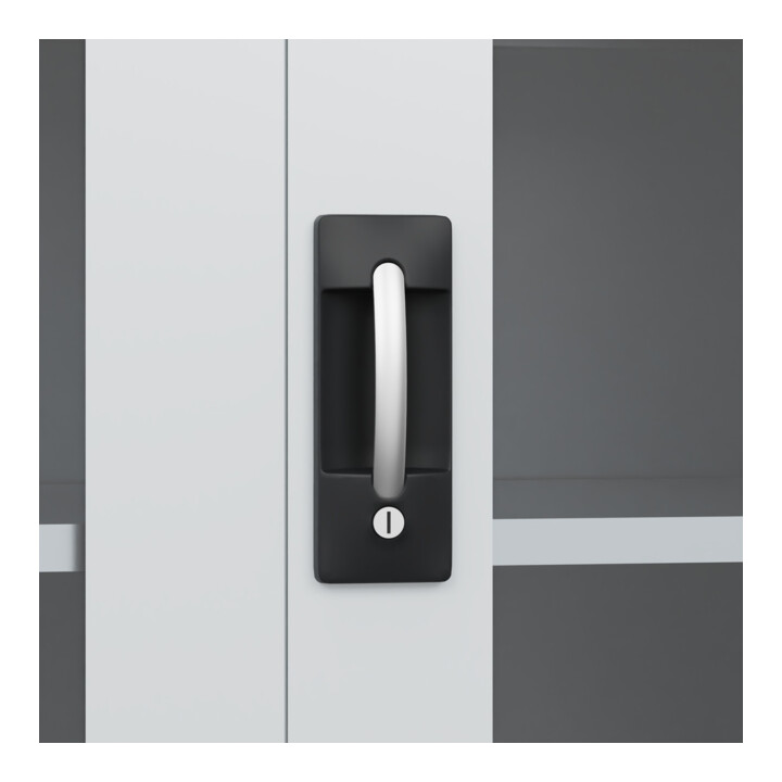 C+P Armoire à charges lourdes Acurado Pro 1950 x 1000 x 500 mm 7016/7035
