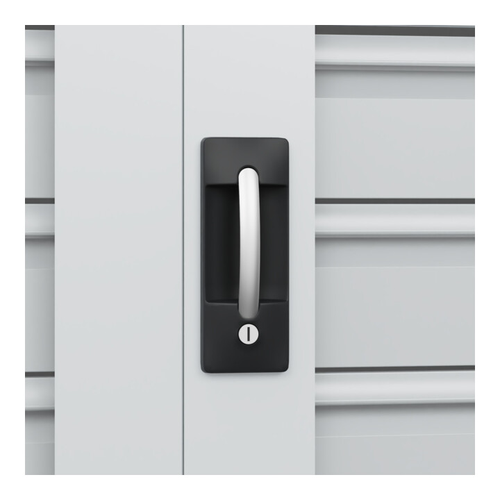 C+P Armoire à charges lourdes Acurado Pro 1950 x 1000 x 500 mm 7016/7035