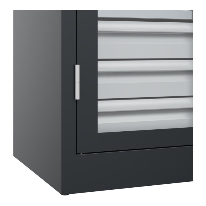 C+P Armoire à charges lourdes Acurado Pro 1950 x 1000 x 500 mm 7021/7021
