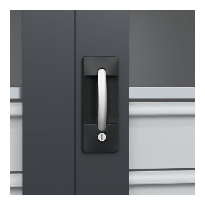 C+P Armoire à charges lourdes Acurado Pro 1950 x 1000 x 500 mm 7021/7021