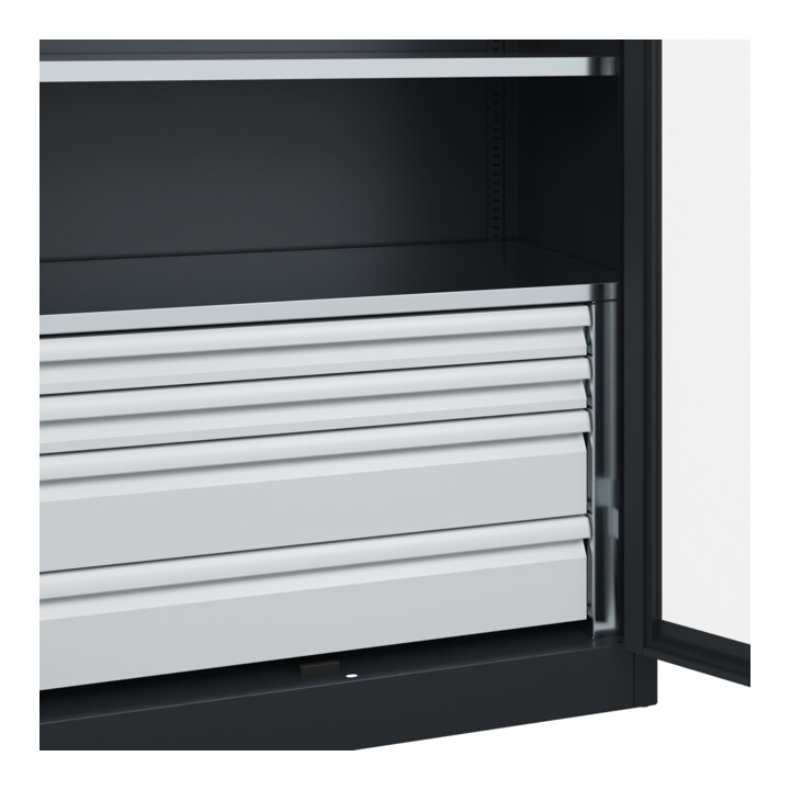 C+P Armoire à charges lourdes Acurado Pro 1950 x 1000 x 500 mm 7021/7021