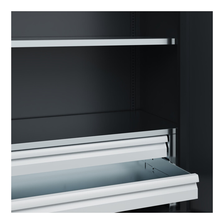 C+P Armoire à charges lourdes Acurado Pro 1950 x 1000 x 500 mm 7021/7021