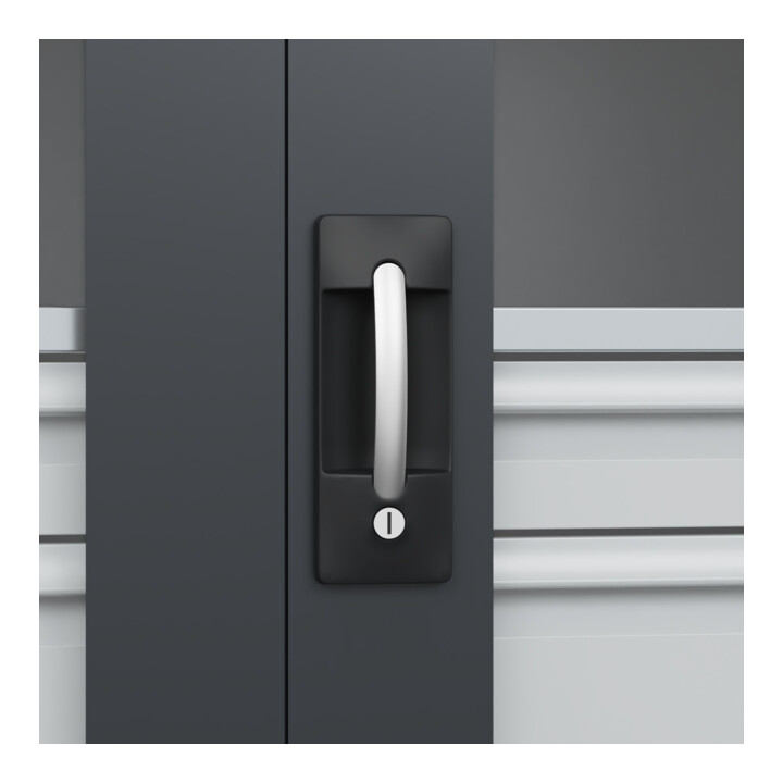 C+P Armoire à charges lourdes Acurado Pro 1950 x 1000 x 500 mm 7021/7021