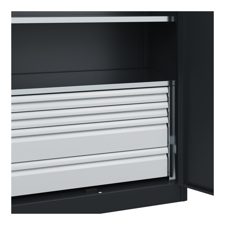 C+P Armoire à charges lourdes Acurado Pro 1950 x 1000 x 500 mm 7021/7021