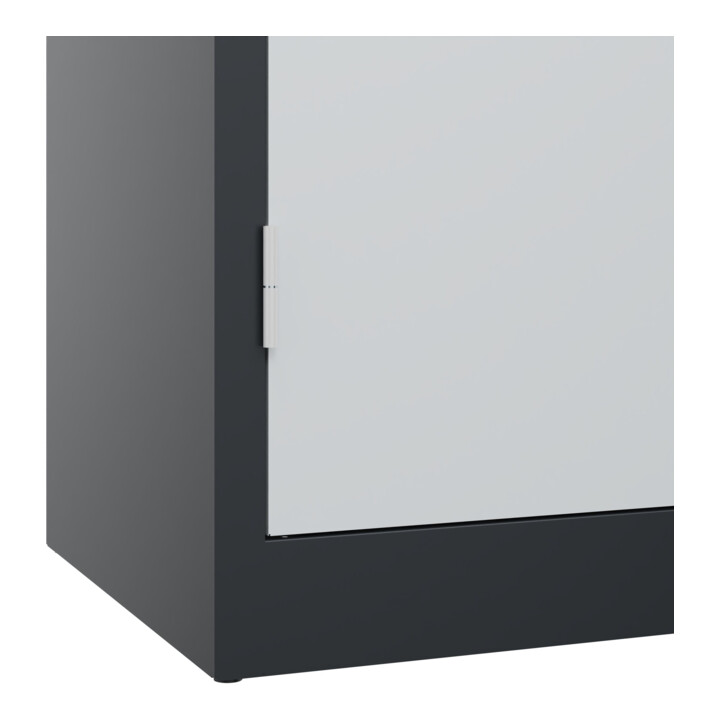 C+P Armoire à charges lourdes Acurado Pro 1950 x 1000 x 500 mm 7021/7035