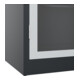 C+P Armoire à charges lourdes Acurado Pro 1950 x 1000 x 500 mm 7021/7035