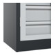 C+P Armoire à charges lourdes Acurado Pro 1950 x 1000 x 500 mm 7021/7035