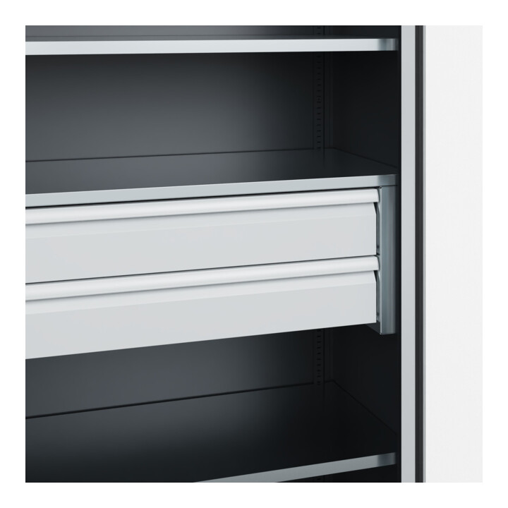 C+P Armoire à charges lourdes Acurado Pro 1950 x 1000 x 500 mm 7021/7035