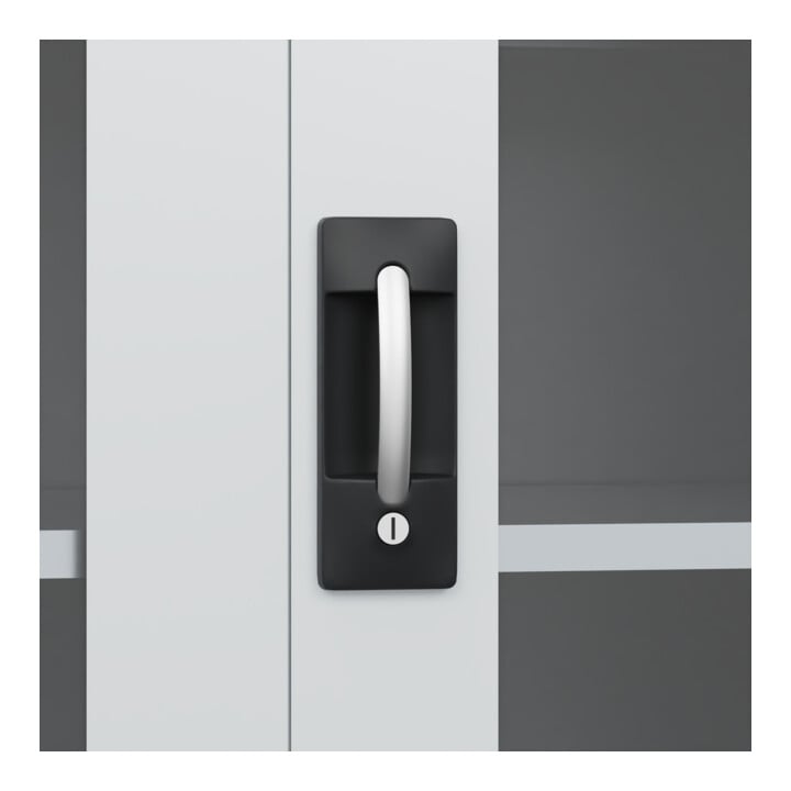 C+P Armoire à charges lourdes Acurado Pro 1950 x 1000 x 500 mm 7021/7035