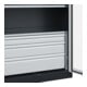 C+P Armoire à charges lourdes Acurado Pro 1950 x 1000 x 500 mm 7021/7035