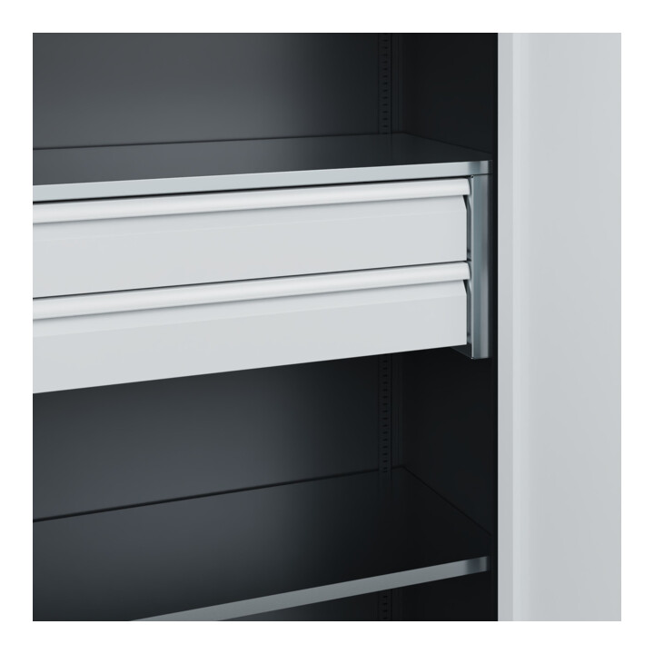 C+P Armoire à charges lourdes Acurado Pro 1950 x 1000 x 500 mm 7021/7035