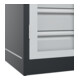 C+P Armoire à charges lourdes Acurado Pro 1950 x 1000 x 500 mm 7021/7035