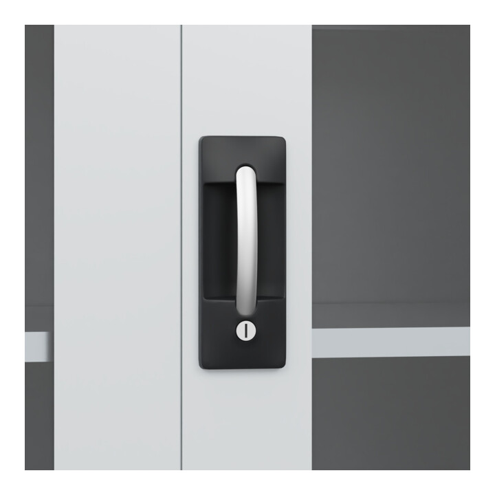 C+P Armoire à charges lourdes Acurado Pro 1950 x 1000 x 500 mm 7021/7035