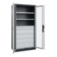C+P Armoire à charges lourdes Acurado Pro 1950 x 1000 x 500 mm 7021/7035