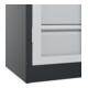 C+P Armoire à charges lourdes Acurado Pro 1950 x 1000 x 500 mm 7021/7035