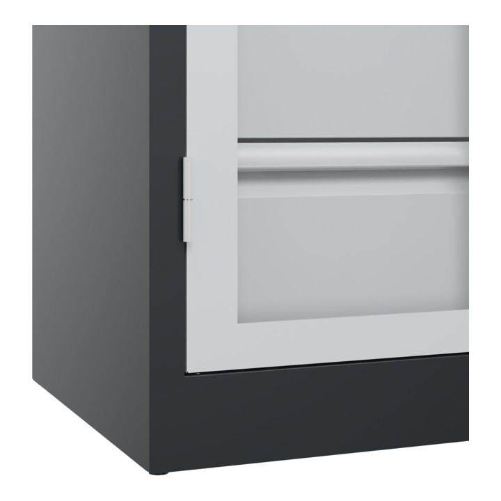 C+P Armoire à charges lourdes Acurado Pro 1950 x 1000 x 500 mm 7021/7035