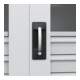 C+P Armoire à charges lourdes Acurado Pro 1950 x 1000 x 500 mm 7021/7035