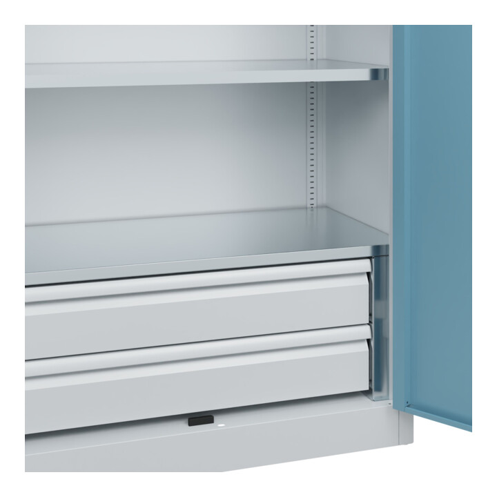 C+P Armoire à charges lourdes Acurado Pro 1950 x 1000 x 500 mm 7035/0010