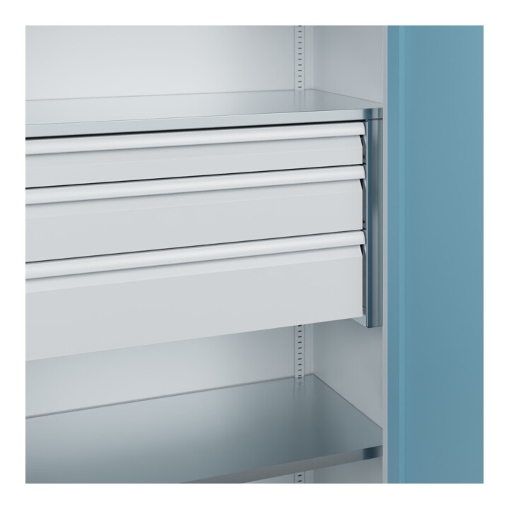 C+P Armoire à charges lourdes Acurado Pro 1950 x 1000 x 500 mm 7035/0010