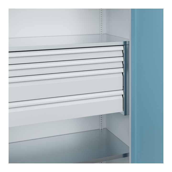 C+P Armoire à charges lourdes Acurado Pro 1950 x 1000 x 500 mm 7035/0010
