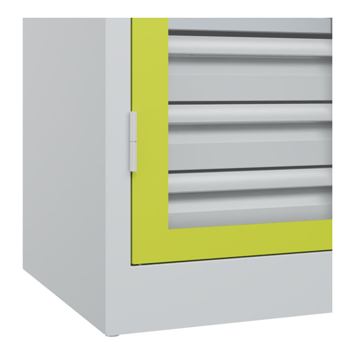 C+P Armoire à charges lourdes Acurado Pro 1950 x 1000 x 500 mm 7035/0024
