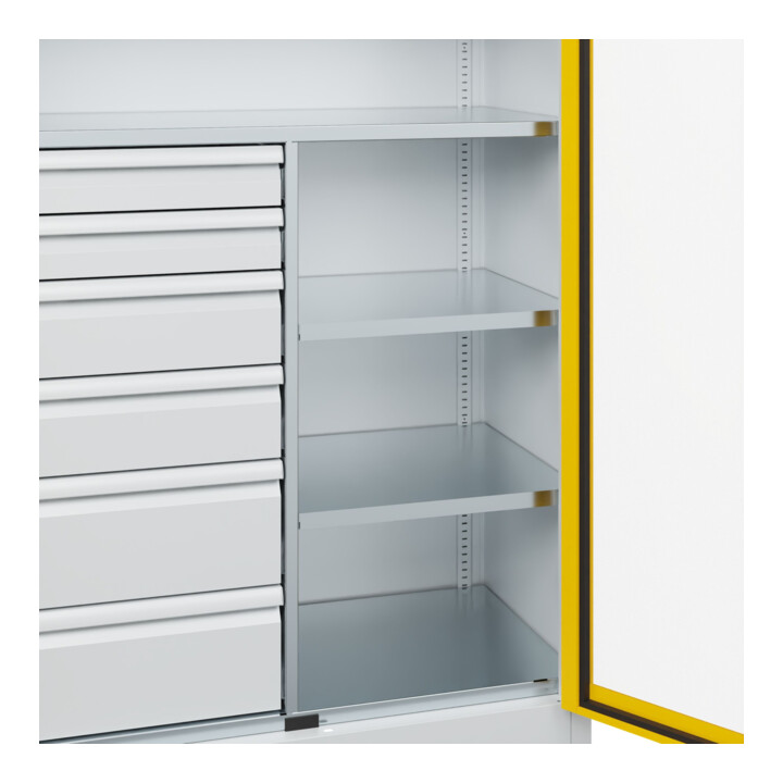 C+P Armoire à charges lourdes Acurado Pro 1950 x 1000 x 500 mm 7035/1023