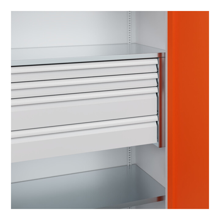 C+P Armoire à charges lourdes Acurado Pro 1950 x 1000 x 500 mm 7035/2004