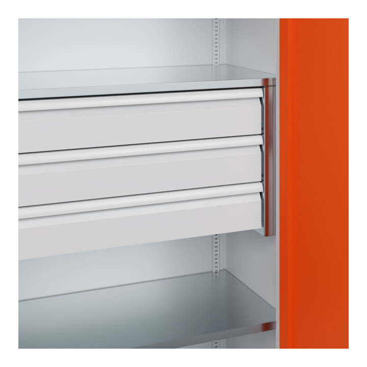 C+P Armoire à charges lourdes Acurado Pro 1950 x 1000 x 500 mm 7035/2004