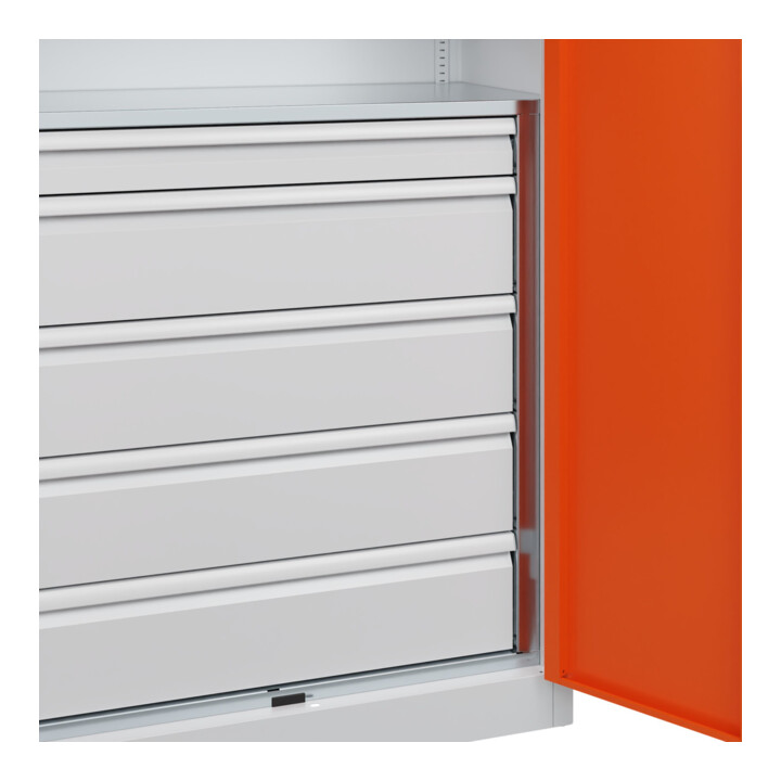 C+P Armoire à charges lourdes Acurado Pro 1950 x 1000 x 500 mm 7035/2004