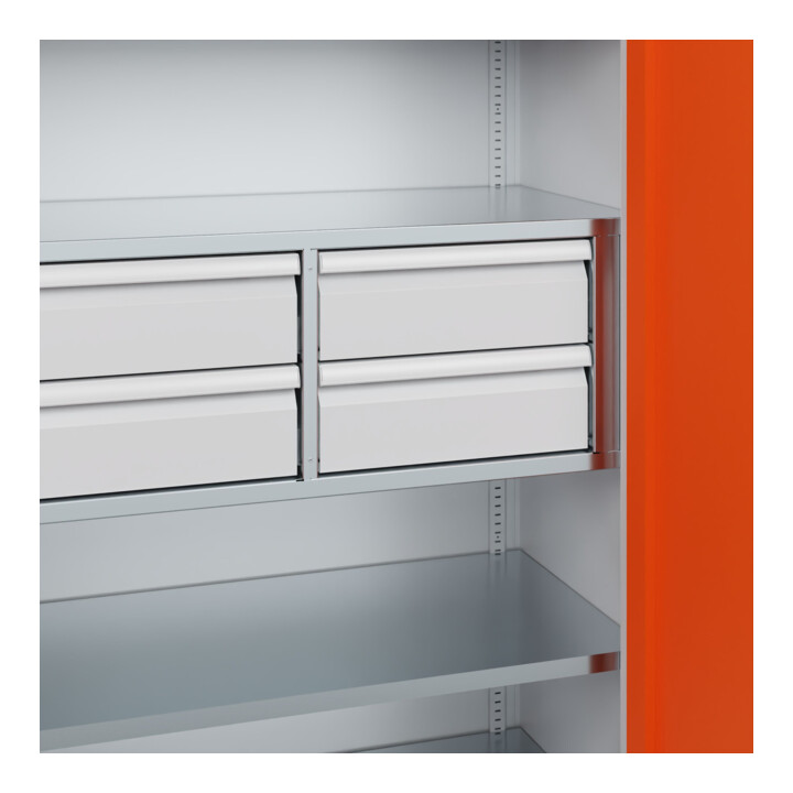 C+P Armoire à charges lourdes Acurado Pro 1950 x 1000 x 500 mm 7035/2004