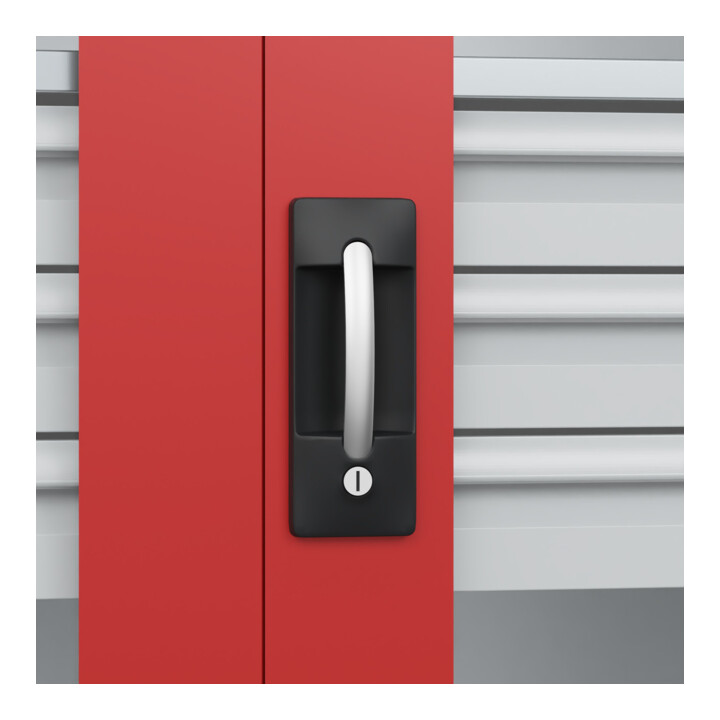 C+P Armoire à charges lourdes Acurado Pro 1950 x 1000 x 500 mm 7035/3000