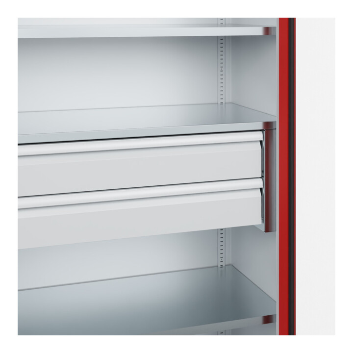 C+P Armoire à charges lourdes Acurado Pro 1950 x 1000 x 500 mm 7035/3000