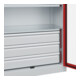 C+P Armoire à charges lourdes Acurado Pro 1950 x 1000 x 500 mm 7035/3000
