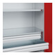 C+P Armoire à charges lourdes Acurado Pro 1950 x 1000 x 500 mm 7035/3000