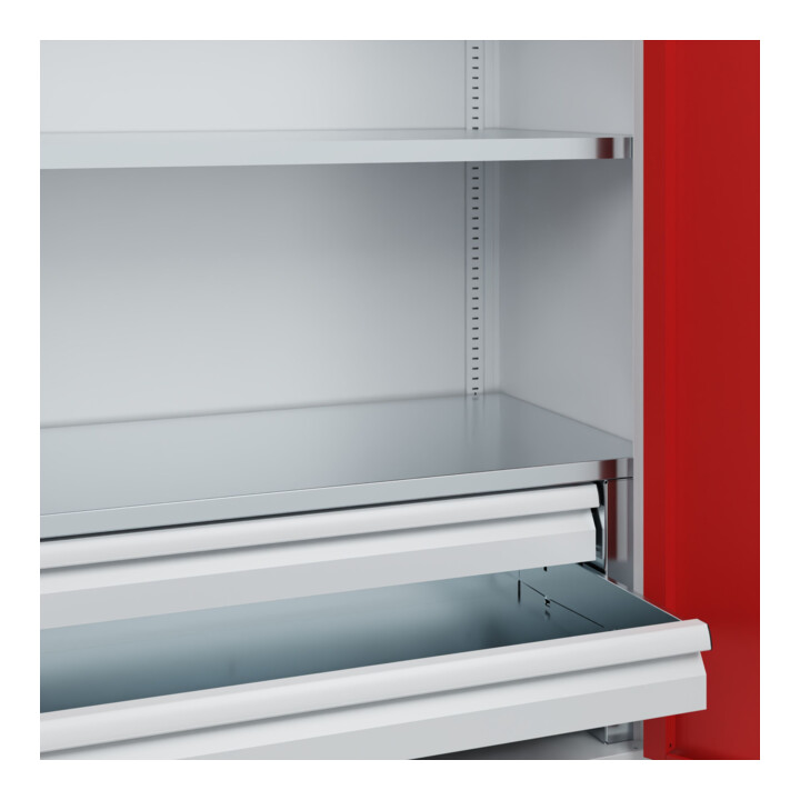 C+P Armoire à charges lourdes Acurado Pro 1950 x 1000 x 500 mm 7035/3000