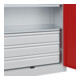 C+P Armoire à charges lourdes Acurado Pro 1950 x 1000 x 500 mm 7035/3000