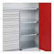 C+P Armoire à charges lourdes Acurado Pro 1950 x 1000 x 500 mm 7035/3000