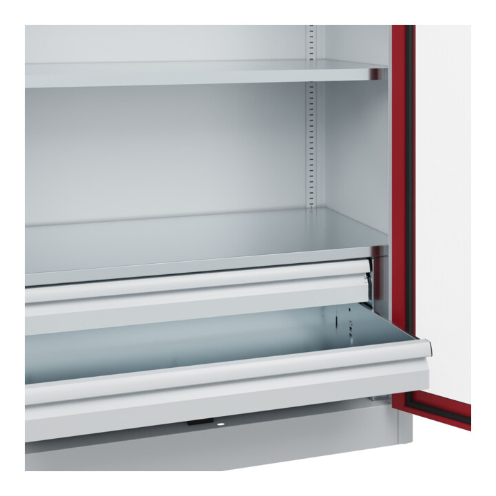C+P Armoire à charges lourdes Acurado Pro 1950 x 1000 x 500 mm 7035/3003