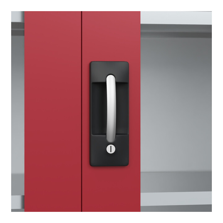 C+P Armoire à charges lourdes Acurado Pro 1950 x 1000 x 500 mm 7035/3003