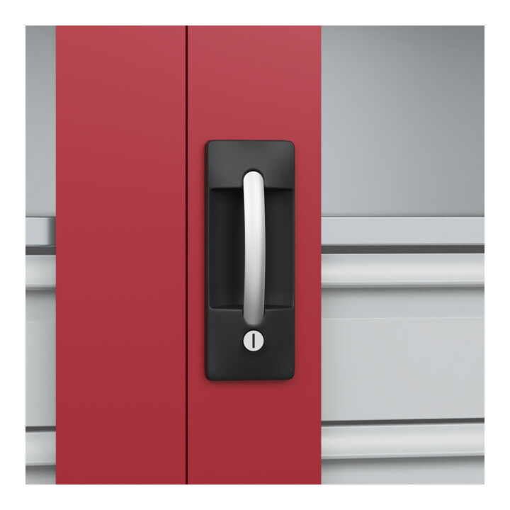 C+P Armoire à charges lourdes Acurado Pro 1950 x 1000 x 500 mm 7035/3003
