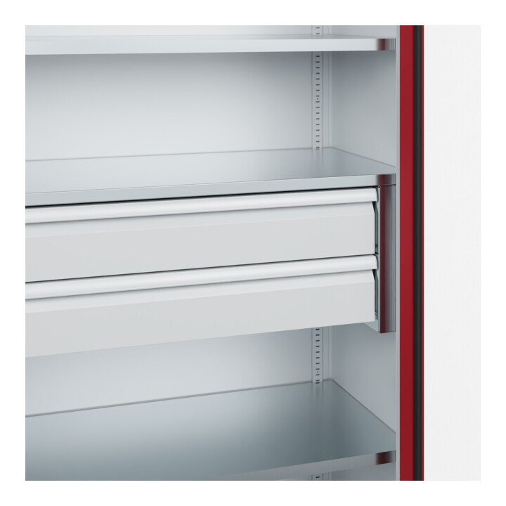 C+P Armoire à charges lourdes Acurado Pro 1950 x 1000 x 500 mm 7035/3003