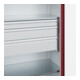 C+P Armoire à charges lourdes Acurado Pro 1950 x 1000 x 500 mm 7035/3003